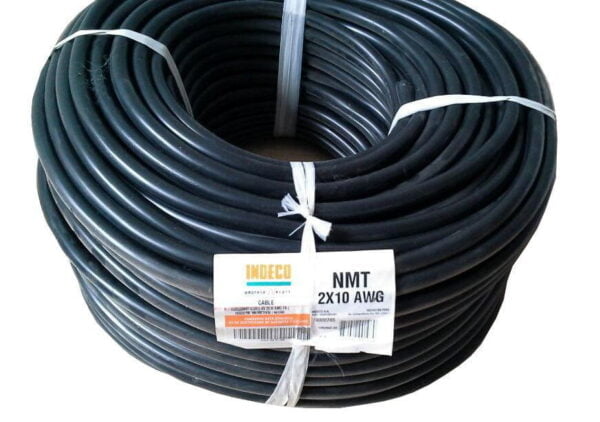 10000765. CABLE ELECTRICO VULCANIZADO NLT 2X10AWG-malvinas.pe