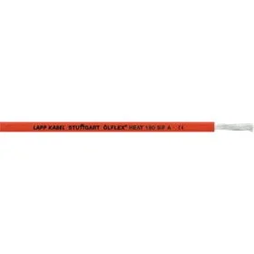 1249585, CABLE OLFLEX HEAT 180 SIF A 0,6/1KV 1X1.5MM2, CUBIERTA: SILICONA ROJO, UL