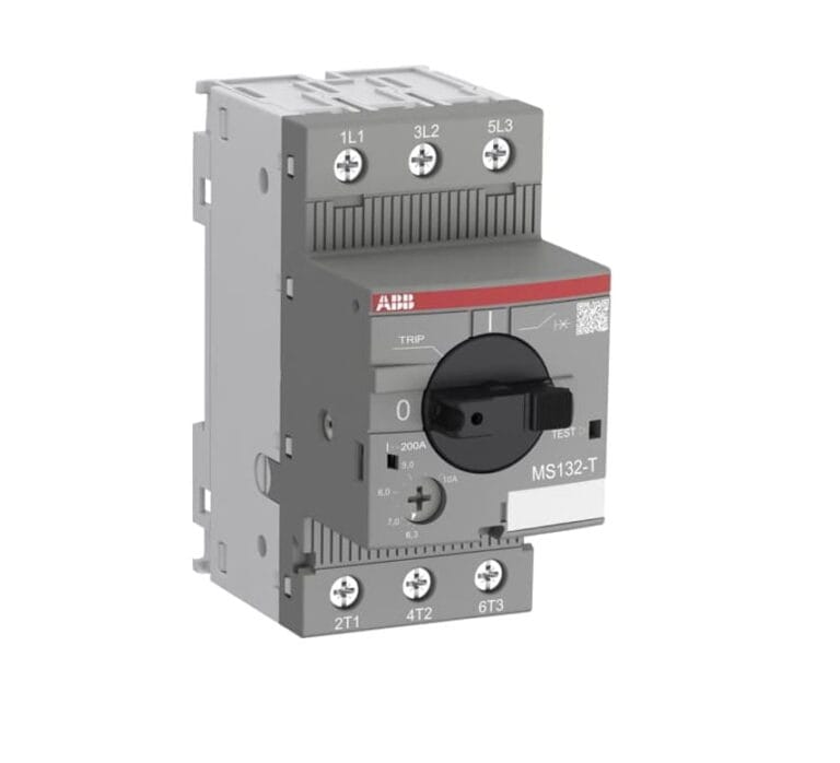 1SAM340000R1009, MS132-6.3T – GUARDAMOTOR 4-6.30A, 100KA/230VAC, 100KA/400VAC, P/ PROTECCION DE TRANSFORMADOR PRIMARIO