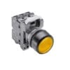 1SFA611100P111301, MP1-11Y-1KC – PULSADOR LUMINOSO MODULAR RASANTE PLASTICO AMARILLO, 1NC, DIAM. 22MM, LED 24VAC/DC