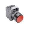 1SFA611100P3001, MP1-30R-K – PULSADOR MODULAR RASANTE METALICO ROJO, 1NC, DIAM. 22MM