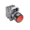 1SFA611101P3001, MP2-30R-K – PULSADOR MODULAR MANTENIDO RASANTE METALICO ROJO, 1NC, DIAM. 22MM