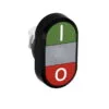 1SFA611131P1108, MPD2-11C-K – PULSADOR DOBLE PLASTICO ROJO(STOP) + VERDE(START), 1NA+1NC