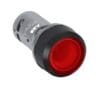 1SFA619100R1141, CP1-11R-01 – PULSADOR LUMINOSO RASANTE PLASTICO ROJO, 1NC, DIAM. 22MM, LED 24VAC/DC