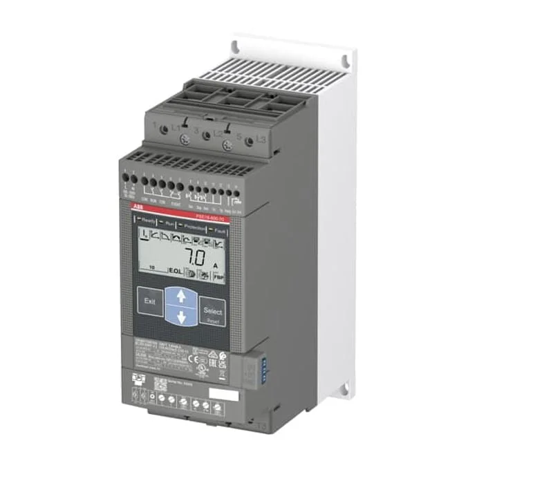 1SFA897105R7000, PSE45-600-70 – ARRANCADOR SUAVE ELECTRONICO 15HP(11KW)/230VAC – 30HP(22KW)/440VAC, 45A