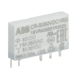 1SVR405501R5010, CR-S060VDC1R – RELE ENCHUFABLE 5 PINES, 1NC/NA 6A BOB. 60VDC
