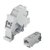 21700613, ADAPTADOR P/ RIEL DIN, EPIC DATA HS RJ45F CAT. 6A EPIC C/ CONECTOR RJ45