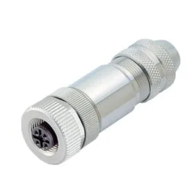 22260136, CONECTOR RECTO HEMBRA APANTALLADO EPIC SENSOR M12, AB-C5-M12FS-PG9-SH, 5 POLOS, P/ CABLE(6-8MM)