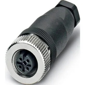 22260640, CONECTOR RECTO HEMBRA EPIC SENSOR M12, 4 PINES, P/ CABLE(4-6MM), CONEX. ATORNILLADA