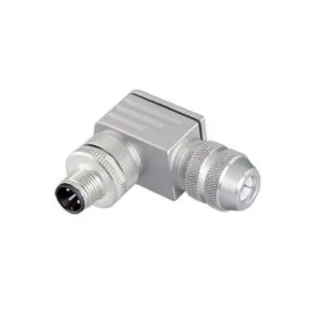 22260647, CONECTOR ACODADO MACHO EPIC SENSOR M12, 4 PINES, P/ CABLE(4-6MM), CONEX. ATORNILLADA