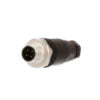 22262049, CONECTOR RECTO MACHO EPIC SENSOR M12 V4A, 4 PINES, CABLE(4-6MM)