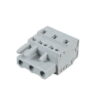 231-103/026-000, CONECTOR HEMBRA 3 POLOS DE 5MM, SECCION (0.08-2.5)MM2/(28-12)AWG, 15A 600VAC, CONEX. CAGE CLAMP, GRIS