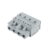 231-104/026-000, CONECTOR HEMBRA 4 POLOS DE 5MM, SECCION (0.08-2.5)MM2/(28-12)AWG, 15A 600VAC, CONEX. CAGE CLAMP, GRIS