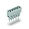 231-166/003-000, CONECTOR MACHO 6 POLOS DE 5MM, SECCION (0.08-2.5)MM2/(28-12)AWG, 15A 600VAC, GRIS