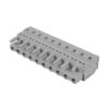 231-210/026-000, CONECTOR HEMBRA 10 POLOS DE 7.5MM, SECCION (0.08-2.5)MM2/(28-12)AWG, 15A 600VAC, CONEX. CAGE CLAMP, GRIS