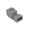 231-602, CONECTOR MACHO 2 POLOS DE 5MM, SECCION (0.08-2.5)MM2/(28-12)AWG, 15A 600VAC, CONEX. CAGE CLAMP, GRIS