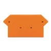 280-331, TAPA FINAL, ESPESOR 2.5MM, P/ BORNERA NARANJA
