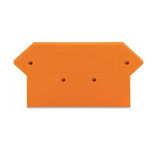 280-331, TAPA FINAL, ESPESOR 2.5MM, P/ BORNERA NARANJA