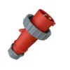 291, ENCHUFE INDUSTRIAL 32A 2P+T 415V, COLOR ROJO 9H, IP67