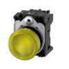 3SU1152-6AA30-1AA0, PILOTO AMARILLO LUMINOSO LED 24VAC/DC, DIAM. 22MM, METALICO