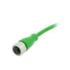 5000004847, CABLE P/ SENSOR M12, 4 HILOS, PVC VERDE 2MT, C/ CONECTOR RECTO HEMBRA M12, 5 PINES, MOD. CF-V1R/2