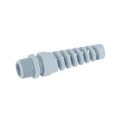 53016630, SKINTOP PRENSAESTOPA POLIAMIDA FLEXIBLE EN ESPIRAL BS NPT, NPT 1/2 RANGO SUJ. (5-12)MM, GRIS PLATEADO