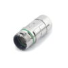 72064000, EPIC SIGNAL M23 F6, CONECTOR CIRCULAR PARA CABLES SERVO Y ENCODERS, RANGO SUJ. (9.5-13.5MM), CODIFICACIÓN NEGRO, METAL ROBUSTO CON PRENSAESTOPA