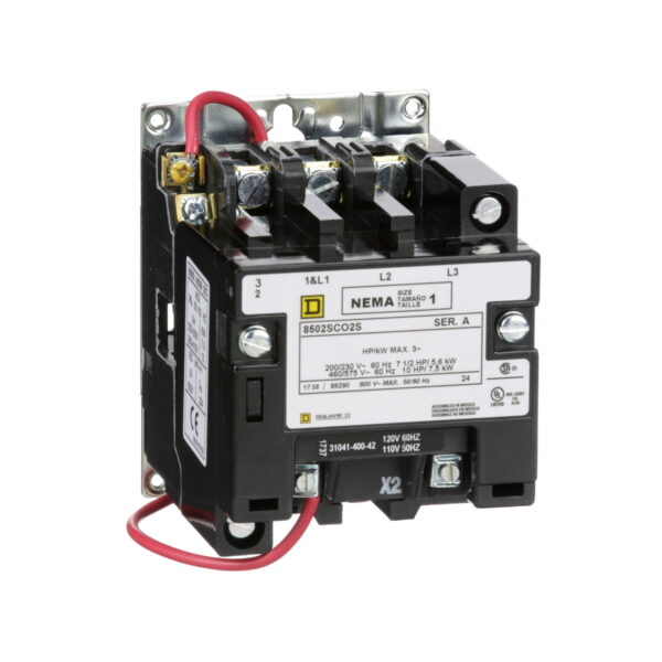 8502SCO2V02S. CONTACTOR 27A NEMA 1-malvinas.pe