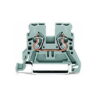 870-901, BORNERA DE PASO 2.5MM2, SECCION (0.08-2.5)MM2/(28-12)AWG, 24A 500V, CONEX. CAGE CLAMP