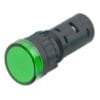 AD16/16 220 G, PILOTO VERDE LUMINOSO LED 220VAC, DIAM. 16MM, MAT. PLASTICO