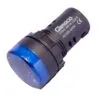 AD16 220 BL, PILOTO AZUL LUMINOSO LED 220VAC, DIAM. 22MM, MAT. PLASTICO