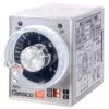 AH3-E, TEMPORIZADOR ANALOGICO MULTIRANGO ON DELAY 8 PINES, 3M/30M/3H/30H, 240VAC