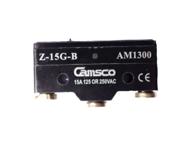 AM1300, Z-15G-B – MICRO SWITCH PIVOTE PEQUEÑO DELGADO 1NA/NC 15A 250V, NEGRO