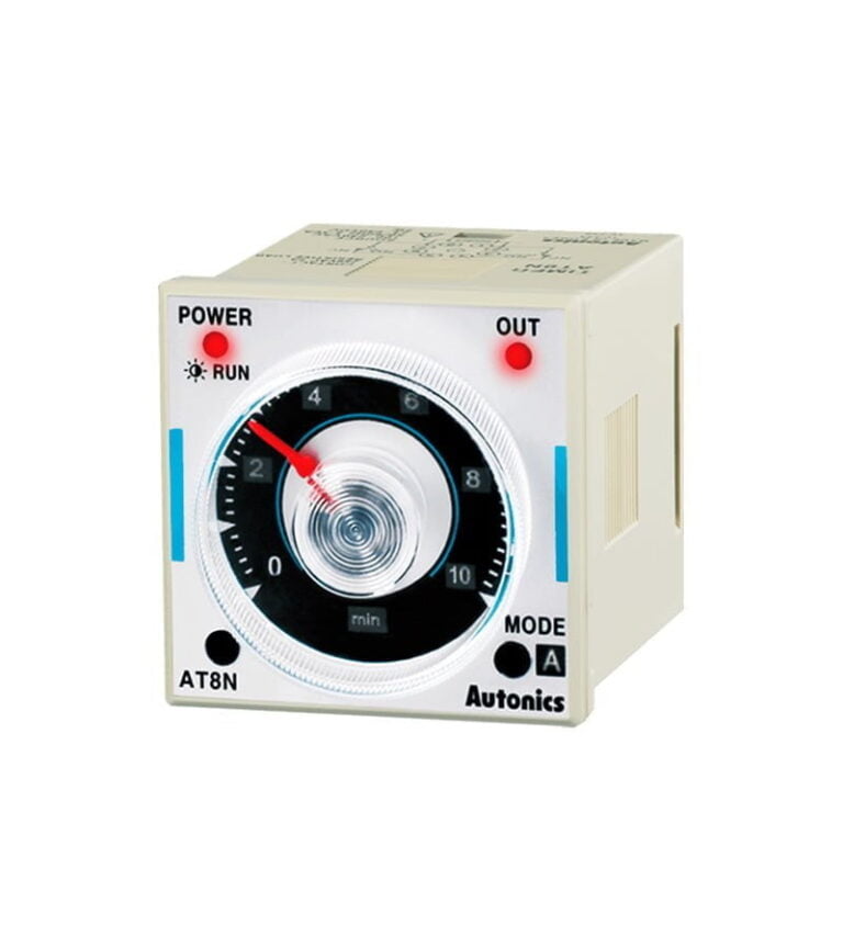 AT8N, TEMPORIZADOR ANALOGICO 48X48MM ON DELAY MULTIRANGO S-M-H, 100-240VAC/24-240VDC