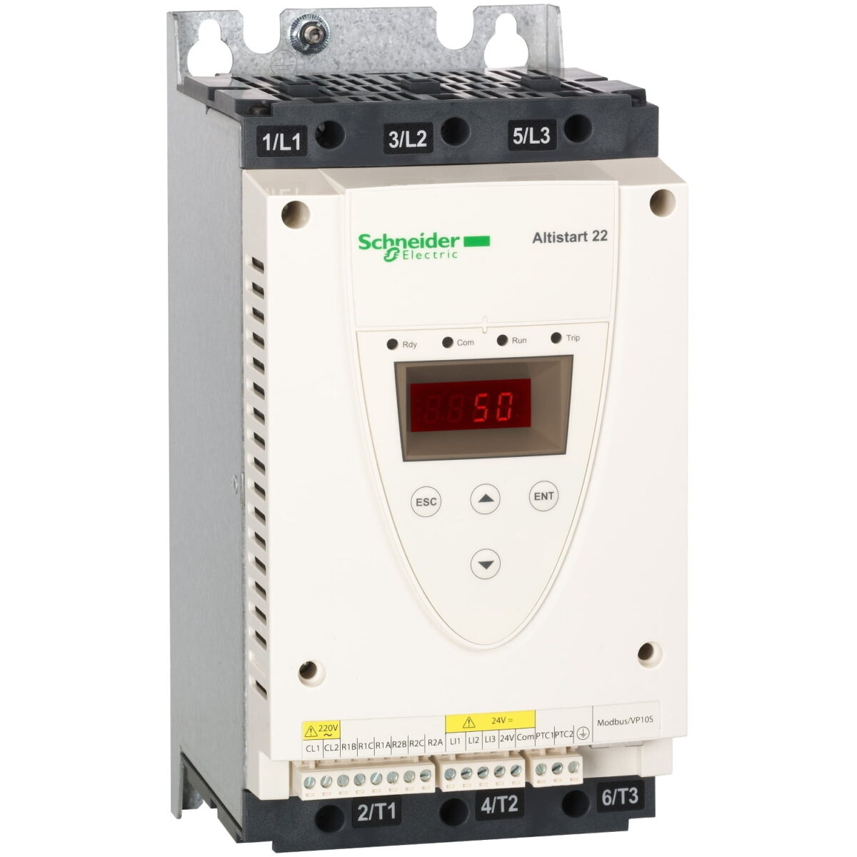 ATS22D32S6, ARRANCADOR SUAVE ELECTRONICO ALTISTART 22, 10HP(7.5KW)/230VAC, 20HP(15KW)/440VAC, 32A