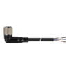 CLD3-2, CABLE P/ SENSOR, 3 HILOS, 2MT C/ CONECTOR CODO(90°) M12 HEMBRA