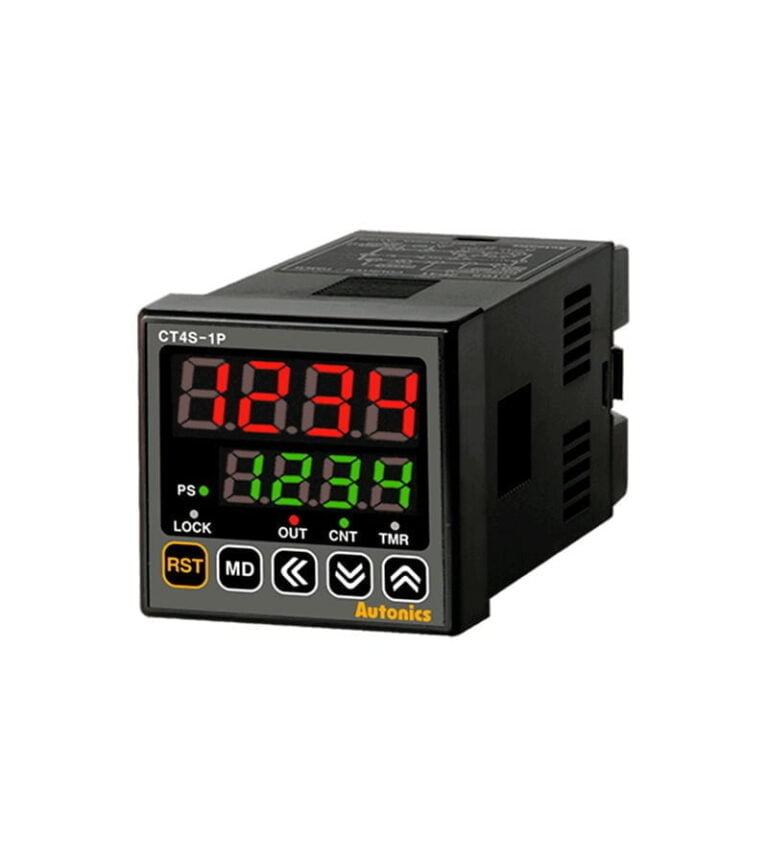 CT4S-1P4, CONTADOR/TEMPORIZADOR DIGITAL 48X48MM, 4DIG, 1 PRESET, 100-240VAC