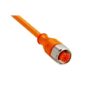 DOL-1204-G10MNI, CONECTOR RECTO M12, 4 PINES, CABLE 10MTS, IP69K MAT. ACERO INOX.