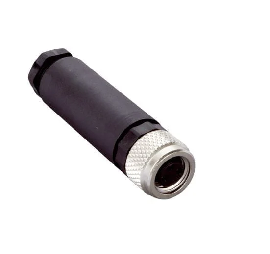 DOS-0803-G, CONECTOR RECTO HEMBRA M08, 3 PINES, IP67