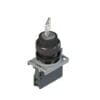 E2 AC-DXBC1605, SELECTOR NEGRO C/ LLAVE, 0-1, 2 POSICIONES, 1NA, DIAM. 22MM, IP67