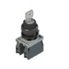 E2 AC-DXBC1607, SELECTOR NEGRO C/ LLAVE, 1-0-2, 3 POSICIONES, 2NA, DIAM. 22MM, IP67