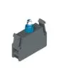 E2 LP1A6V1, BLOCK LED AZUL 12-30VAC/DC