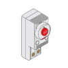 EN0102K, TERMOSTATO NC PARA CALEFACTOR, 110/250VAC, IP20