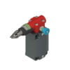 FD 2083, INTERRUPTOR DE SEGURIDAD DE CUERDA CON REARME P/ PARADA DE EMERGENCIA SALIDA/TRANSVERSAL IZQUIERDA, 1NA+2NC, ACCION LENTA, CONEX. PG13.5, IP67