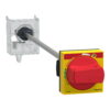 GV3APN02, KIT MANDO PROLONGADO MANETA ROJA, PLACA AMARILLA, IP54 P/ GV3P, GV3L