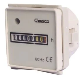 HM-1 10-50VDC, HOROMETRO ANALOGICO CUADRADO 48X48MM, 7DIG. 10-50VDC