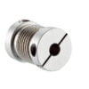 KUP-0606-B, ADAPTADOR DE EJE 6-6MM P/ ENCODER MAT. ACERO INOX. Y ALUMINIO