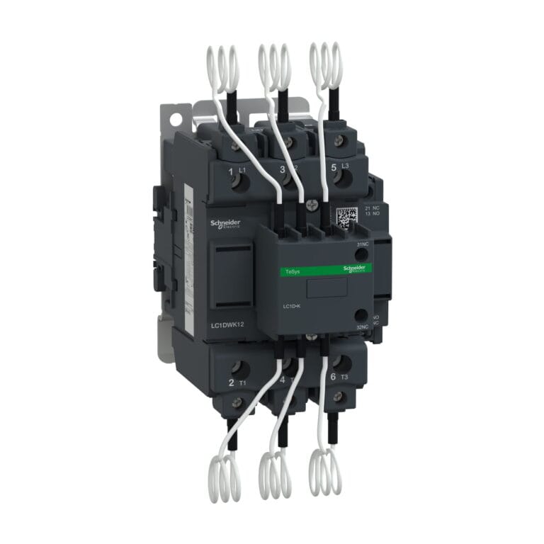 LC1DWK12M7, CONTACTOR P/ CONDENSADOR, 35KVAR/230V, 67KVAR/440V, BOB. 220VAC