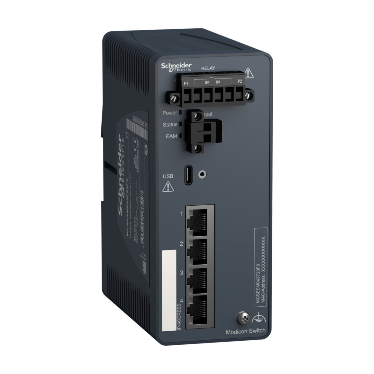 MCSESM043F23F0, SWITCH ADMINISTRABLE MODICON 4TX
