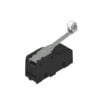 MK V11D40, MICRO SWITCH PALANCA LARGA C/ ROLDANA TERMOPLASTICA, ACCION DIRECTA, 1NA+1NC, 5A 250VAC, NEGRO, IP40